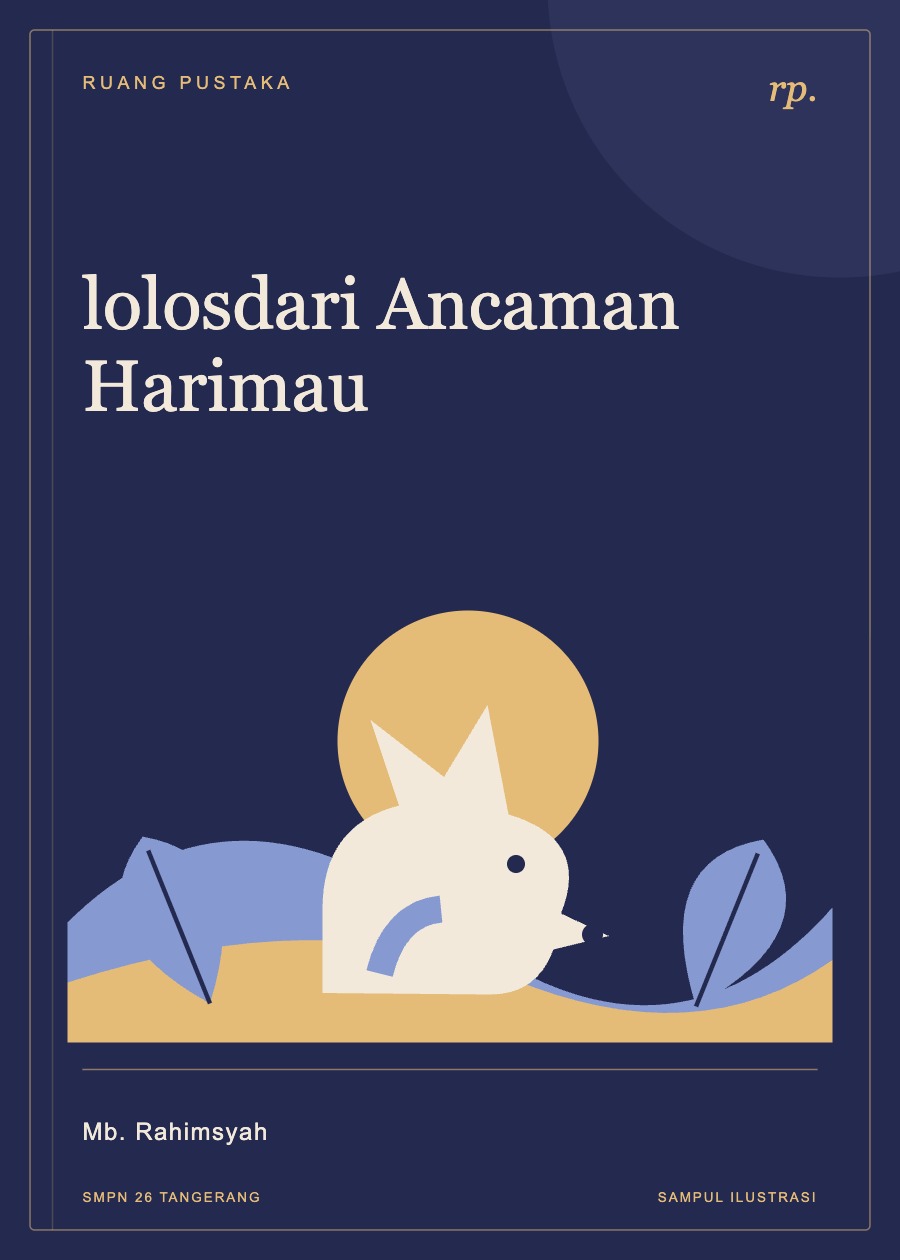 Sampul ilustrasi lolosdari Ancaman Harimau