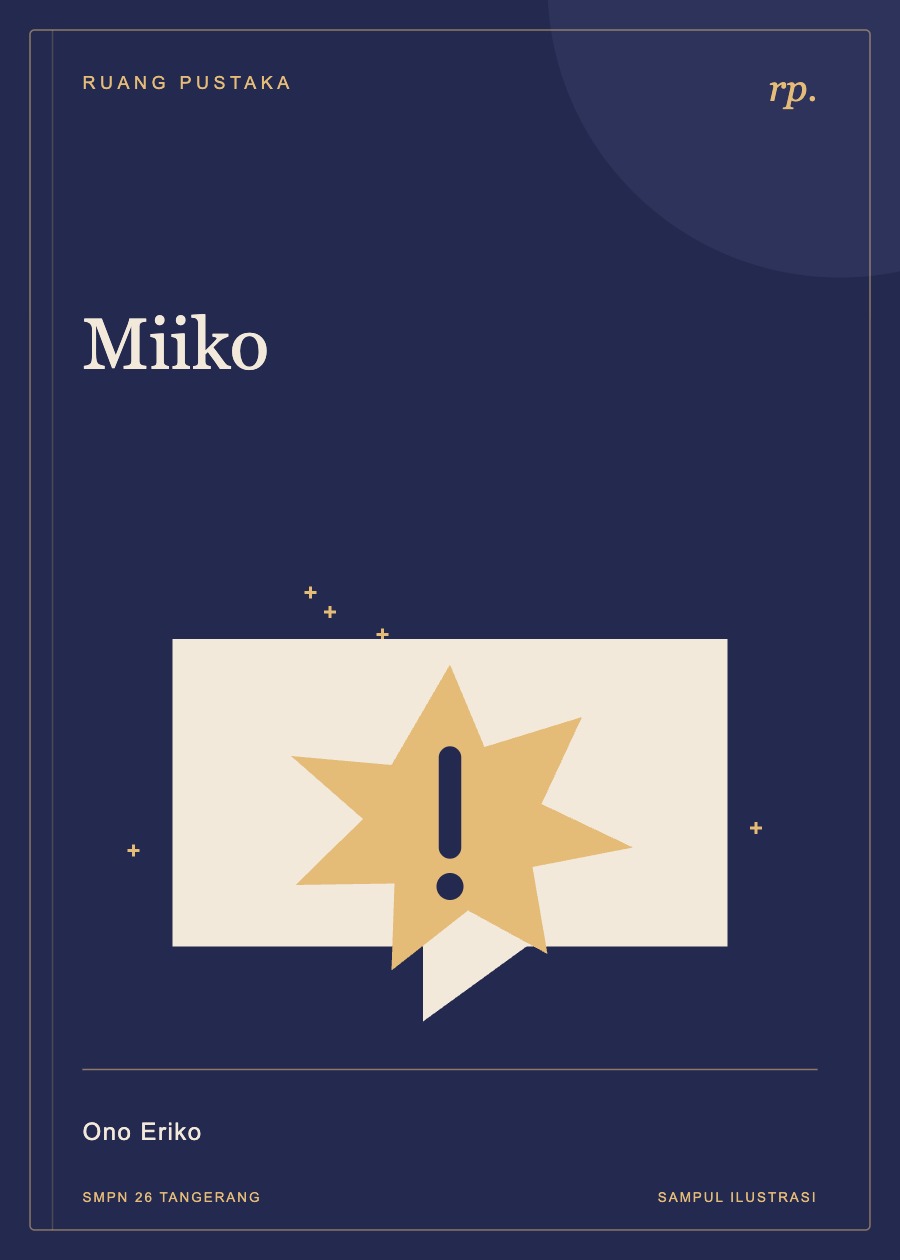 Sampul ilustrasi Miiko