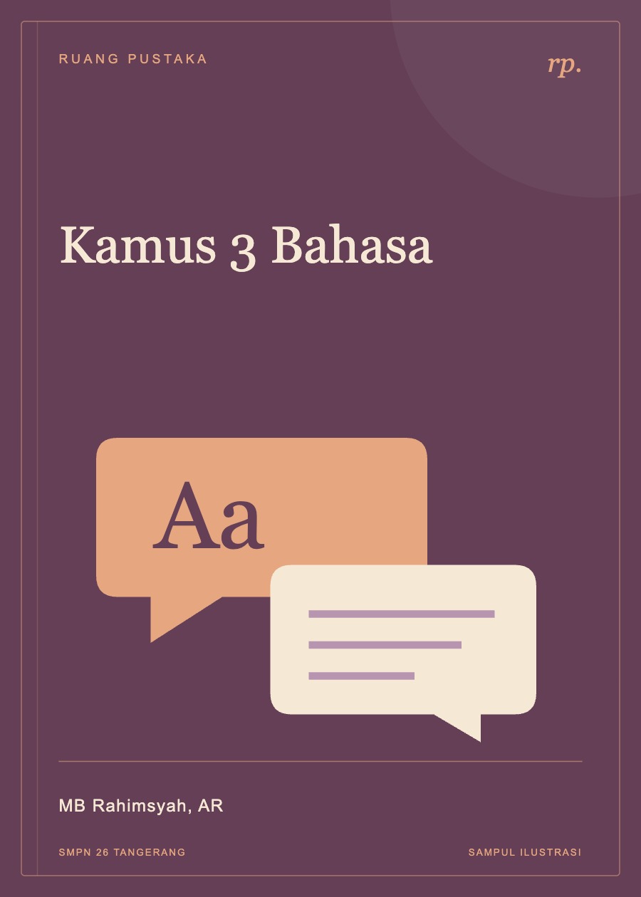 Sampul ilustrasi Kamus 3 Bahasa