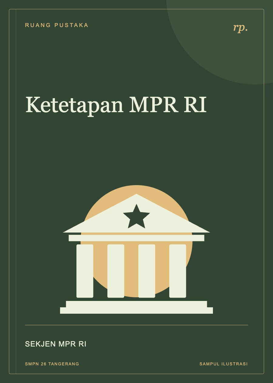 Sampul ilustrasi Ketetapan MPR RI